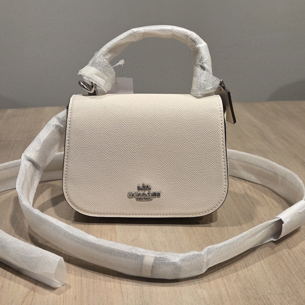 Coach Cream Leather Handbag